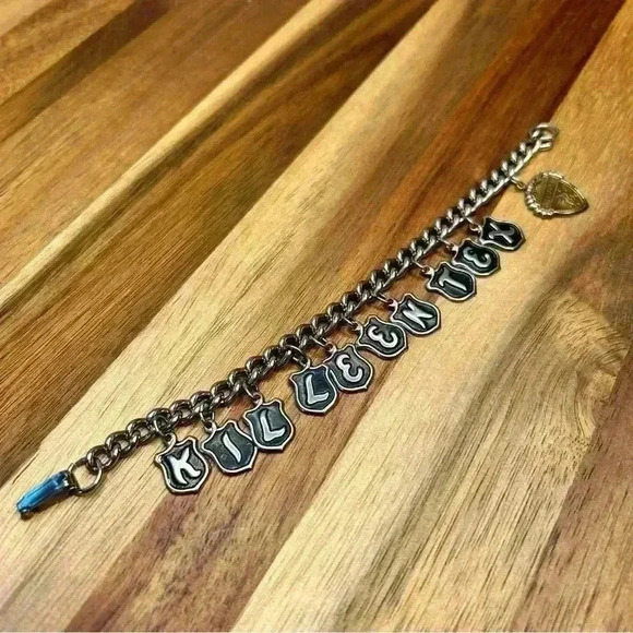 Killeen, TX Charm Bracelet with Vintage Texas Charm - Picture 3 of 4